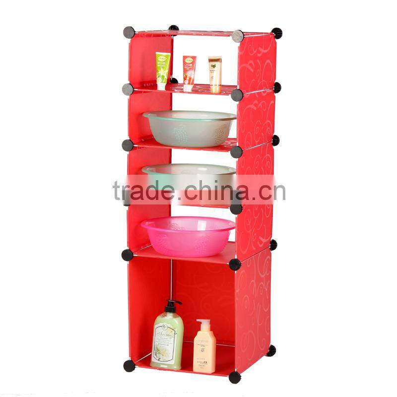 Hot sale bathroom cabinet plastic waterproof storage cabinet