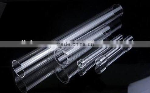 clear polishing quartz glass tube /quartz pipe