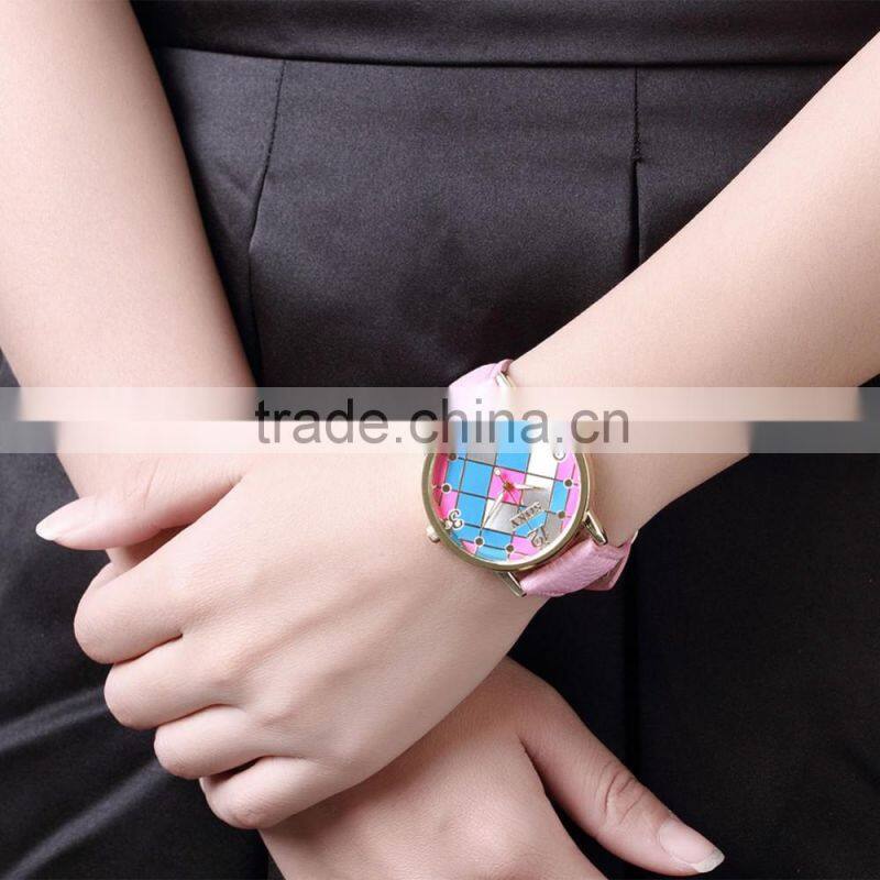 Import china goods pink watches wrist watch