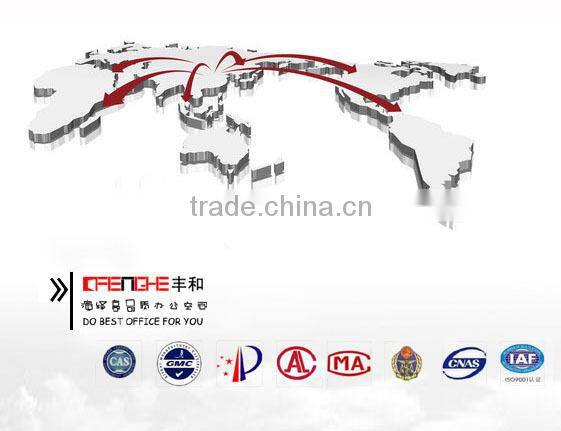 Modern design anormalours shape table top wooden office table