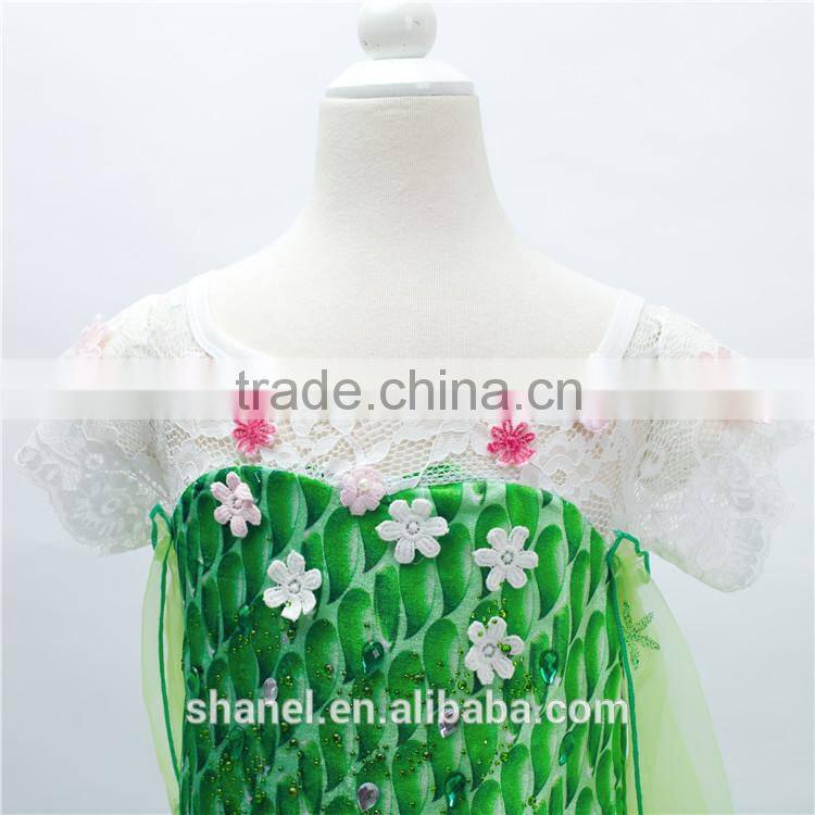 2016 Halloween Popular frozen elsa dress wholesale children girl dress