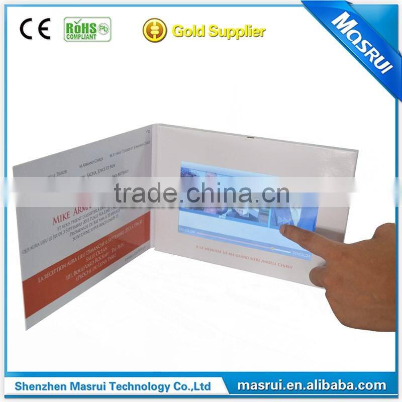 Lcd Video Brochure with Lcd Display Module