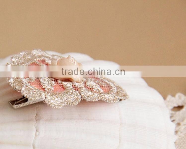 MYLOVE original heart hat women lace hairpins with rose hair jewelry