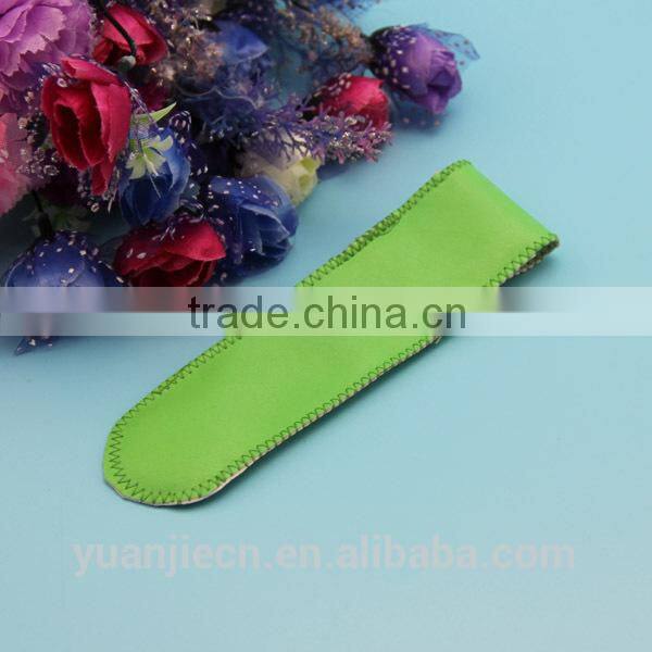 Newest Green Leather Pen Bag Made in China