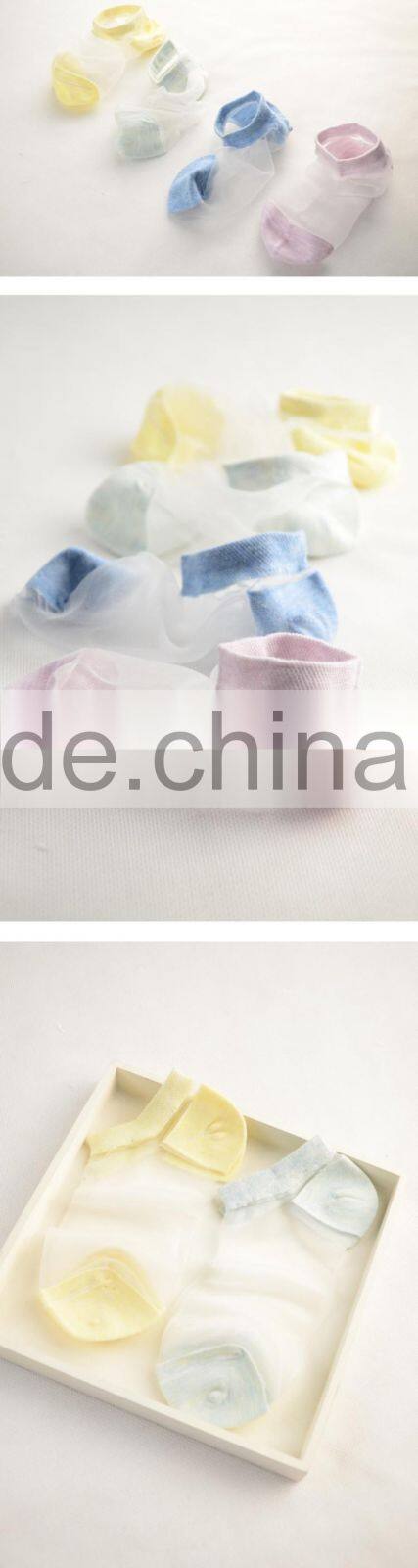 wholesale greatest style transparent mesh socks in good quality