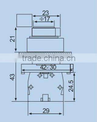 PBS-2EG33 Push Button Switch
