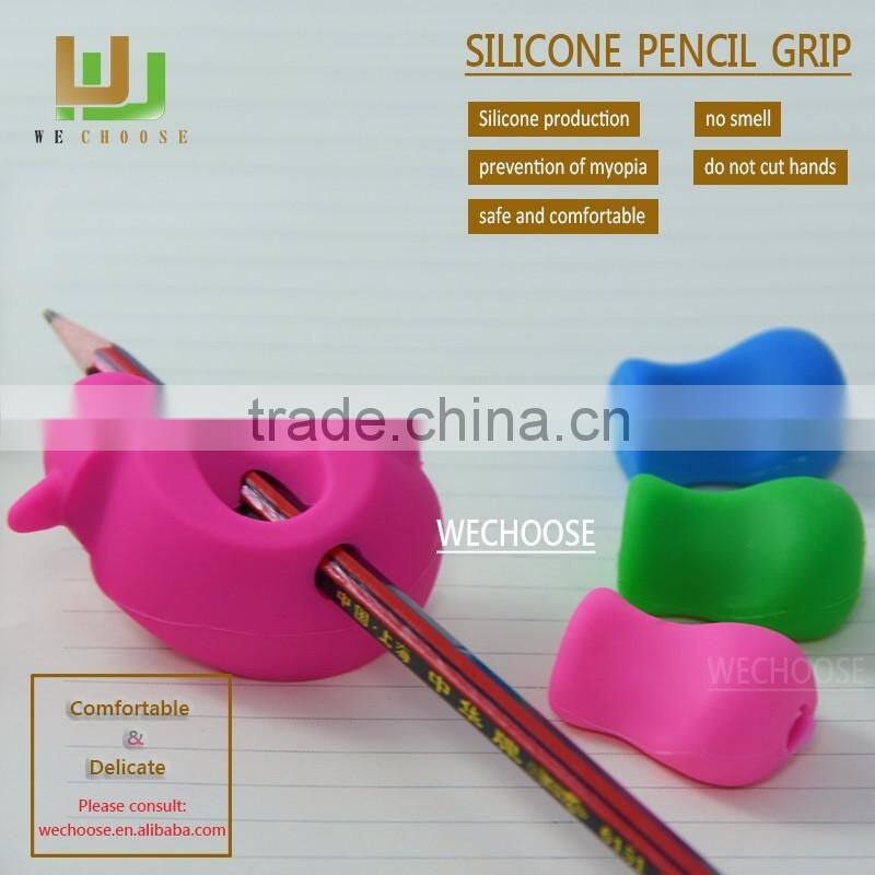 Wide Varieties students silicone pencil grip ergonomic writing aid bulk pencil grip exercises Evident Prevention of myopia