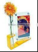 Acrylic Vase With Photo Frame