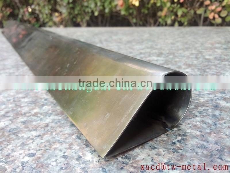 Customized titanium water drop tube Gr.5 titanium seamless tube XACD titanium water drop tube