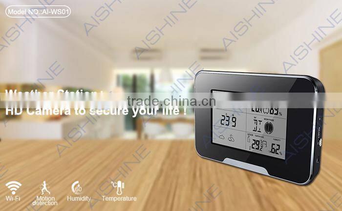 HD 1080P Wi-Fi Weather Station Camera for home and office security