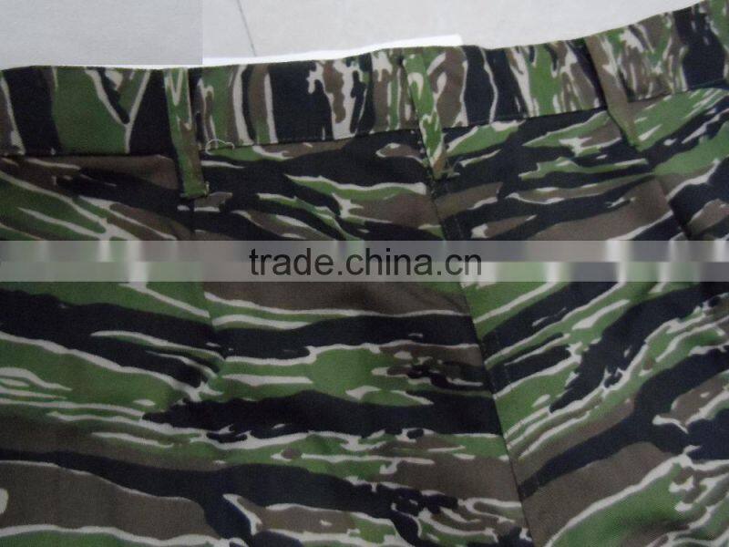 OEM 35% cotton 65%polyester twill afghan army dress grey camouflage jungle camouflage BDU clothing