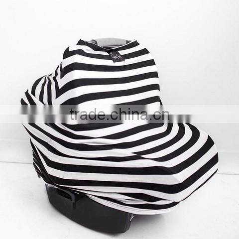 Least design stripe long maternity wear breastfeeding nursing poncho cover entire Multi-Use Car Seat