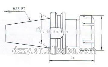 BT milling chuck arbors