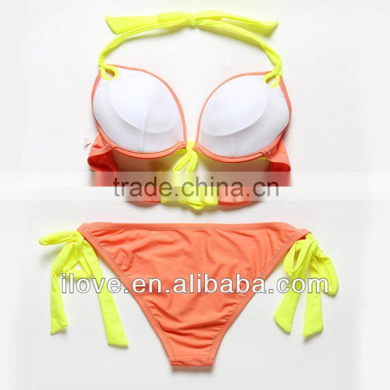 2014New Sexy Anti-bacteria Ladies Bikini Swimwear Wholesales