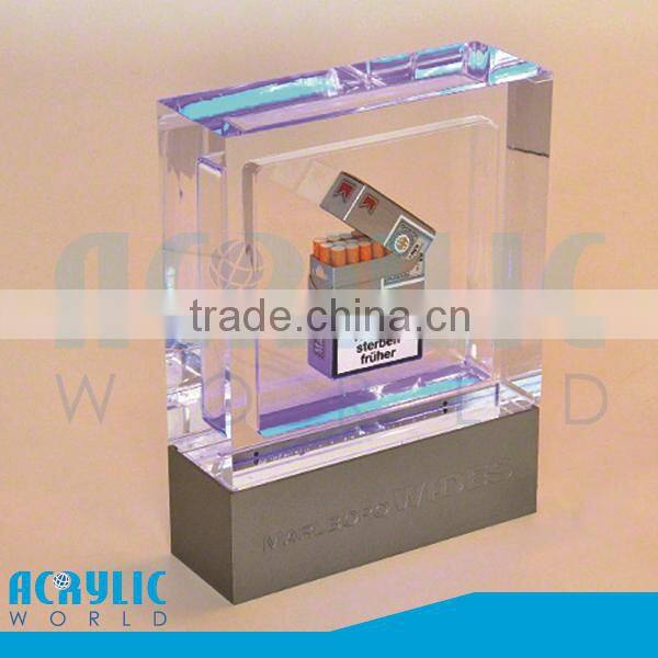 Acrylic Cigarette Display Shelves With Pusher