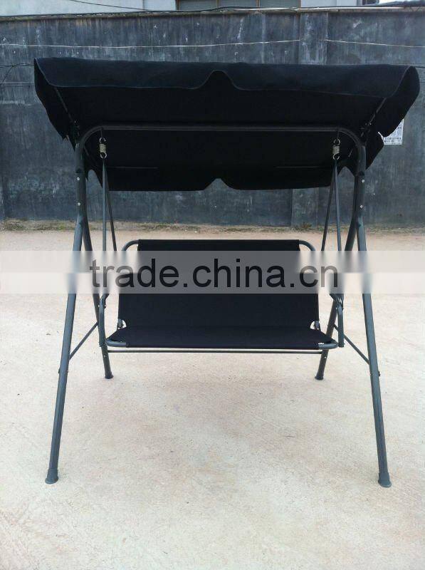 Outdoor steel hanging swing chair