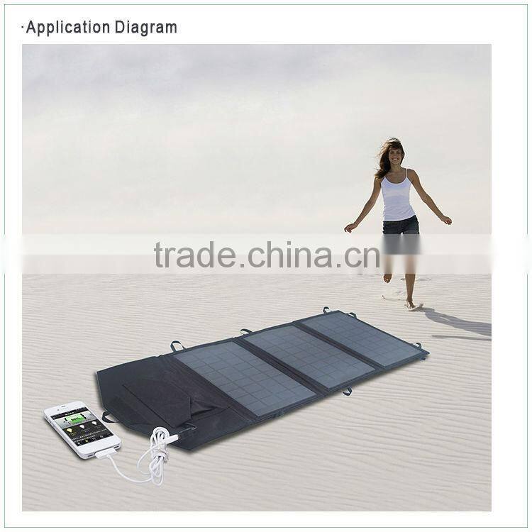 High Quality 10.5W High Quality Foldable Solar Bag for Mobile and outdoors use
