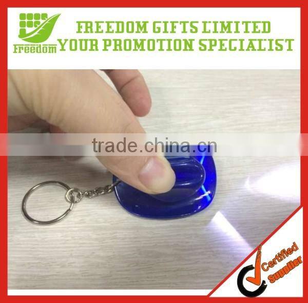 Promotional Gifts Cheap Led Keychain Light With Keyring