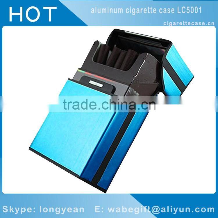 OEM logo Aluminum Metal Cigarette Cigar Box Holder