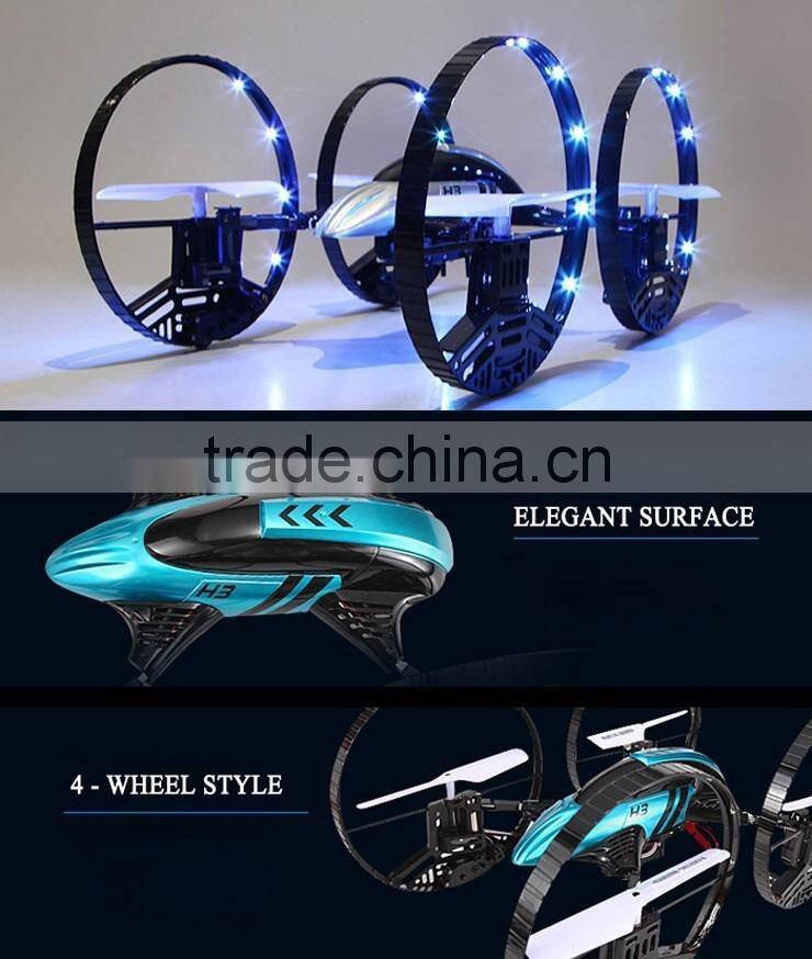 Dual Mode Running and flying JJRC H3 Quad copter Drone With HD Camera for sale Ready to Go 2 in 1 Quadrocopter