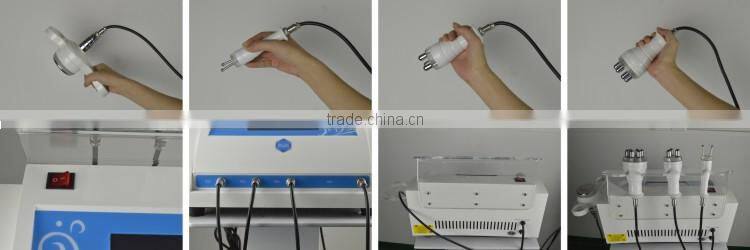 4 Heads portable ultrasonic cavitation+RF (S50B) CE/ISO slimming machine vacuum suction
