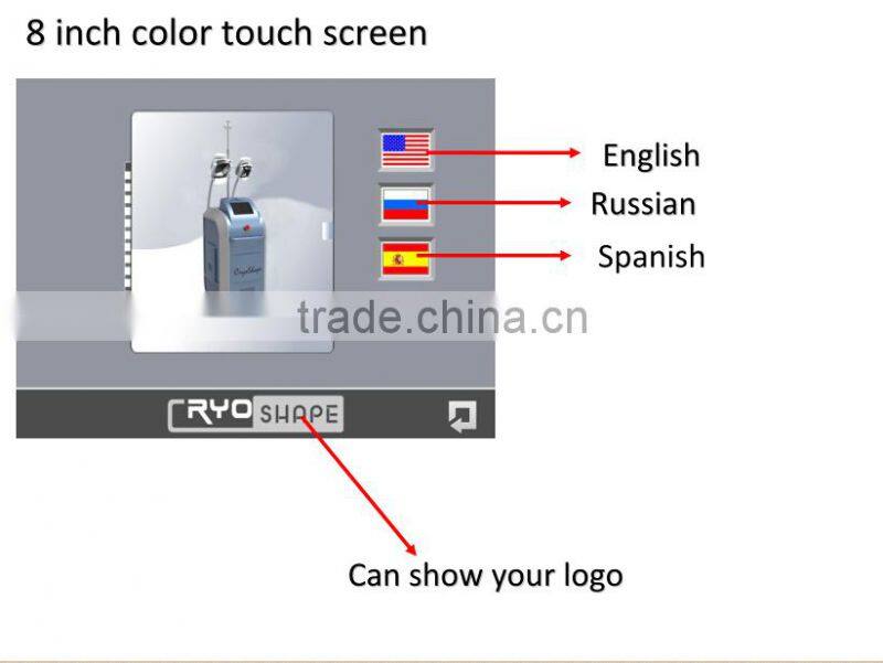 3 handles cryotherapy cool tech fat freezing machine