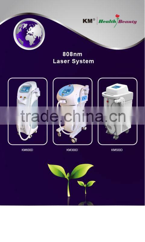beauty salon equipment 808nm diode laser dark skin hair removal