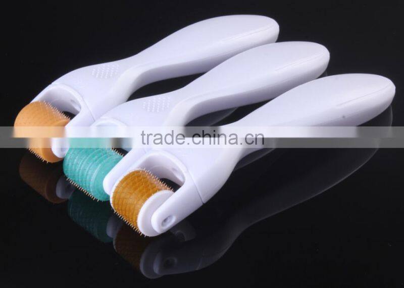 Private label Replaceable head micro needle roller,disk needle therapy derma roller for skin care,skin scar removal -L012