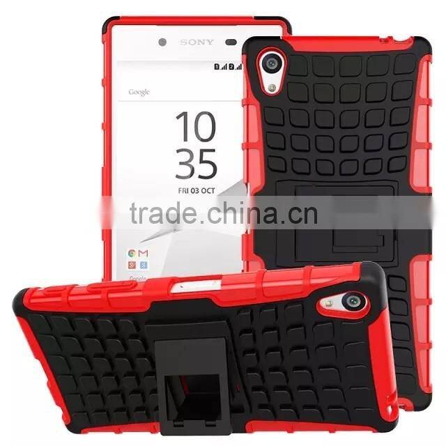 For SONY XPERIA Z5 PREMIUM Z5+ Armor CASE Heavy Duty Hybrid Rugged TPU Impact Kickstand Hard ShockProof CASE OUT DOOR CASE