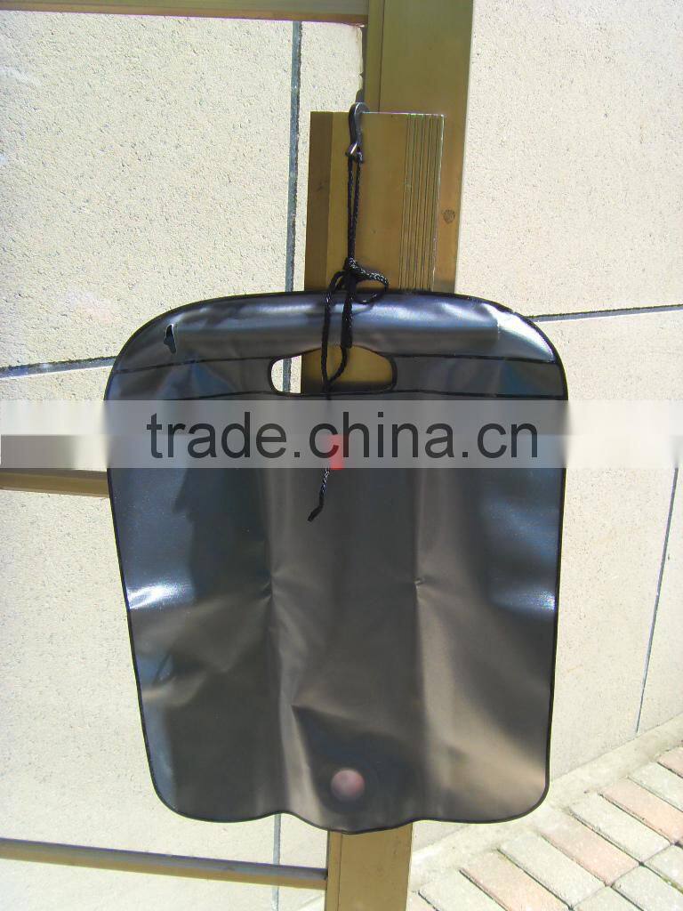 10L Popular outdoor PVC solar shower bag/solar outdoor shower