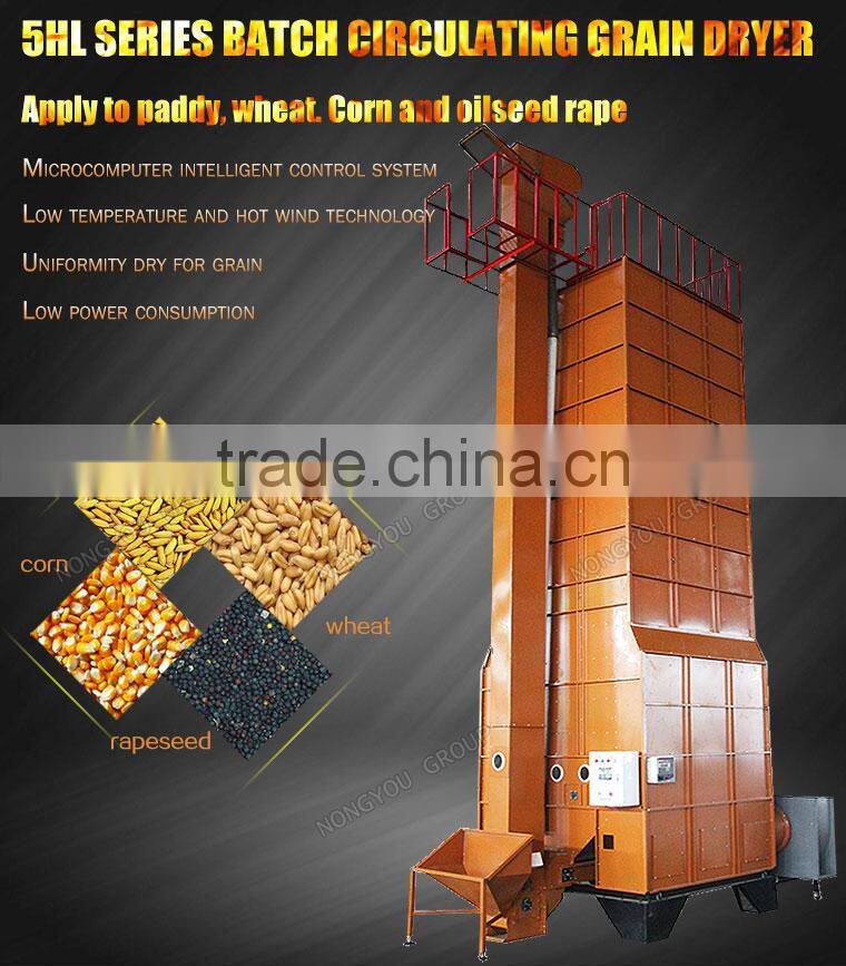 Factory Grain Drying Machine Grain Tower Dryer Volume Rice Tower Dryer Bio Fuel 5HL-10