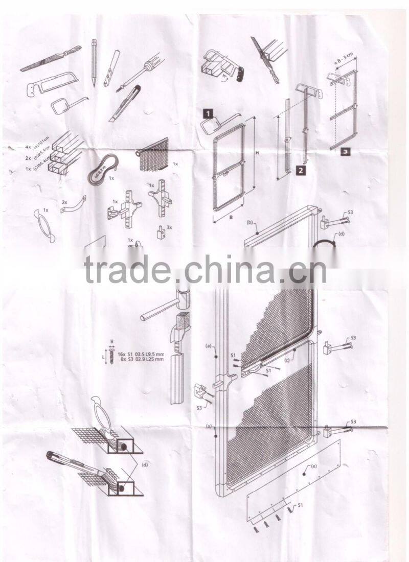 screen door hinge white aluminum flyscreen summer door and window
