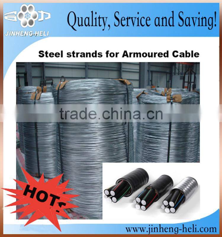 4.0 low carbon zinc coated gavanized steel stay wire