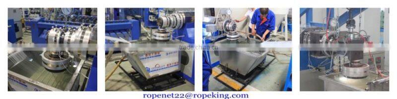 PP monofilament yarn equipment pp raffia yarn extruder machine for danline email:ropenet22@ropeking.com