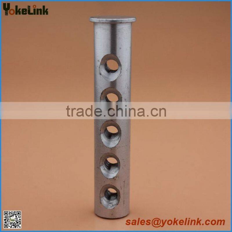 Non-threaded fastener clevis pin for agricultural products