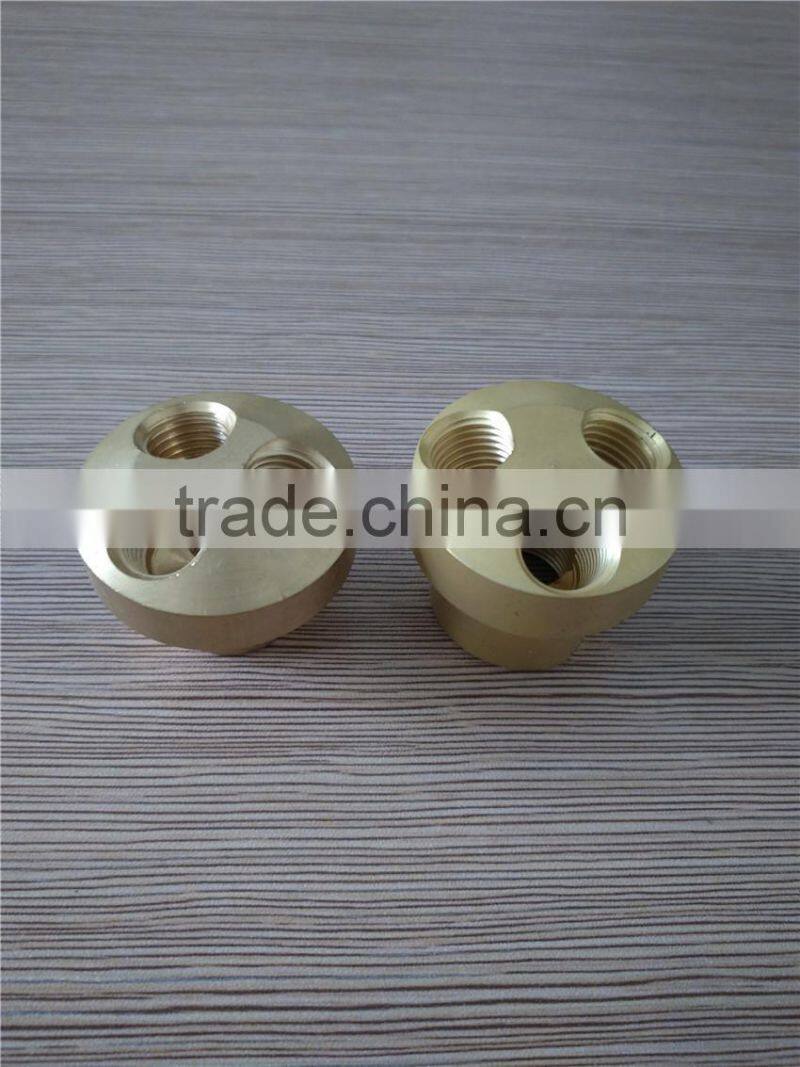 3 way german type brass quick connector,brass fitting