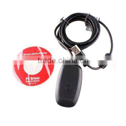 Black PC Wireless Gaming Receiver For XBOX 360