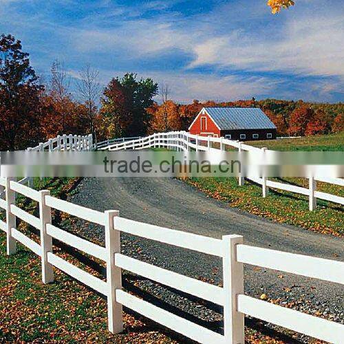 PVC pasture fence