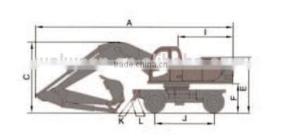Wheel Excavator, 21ton Hydraulic Wheel Excavator