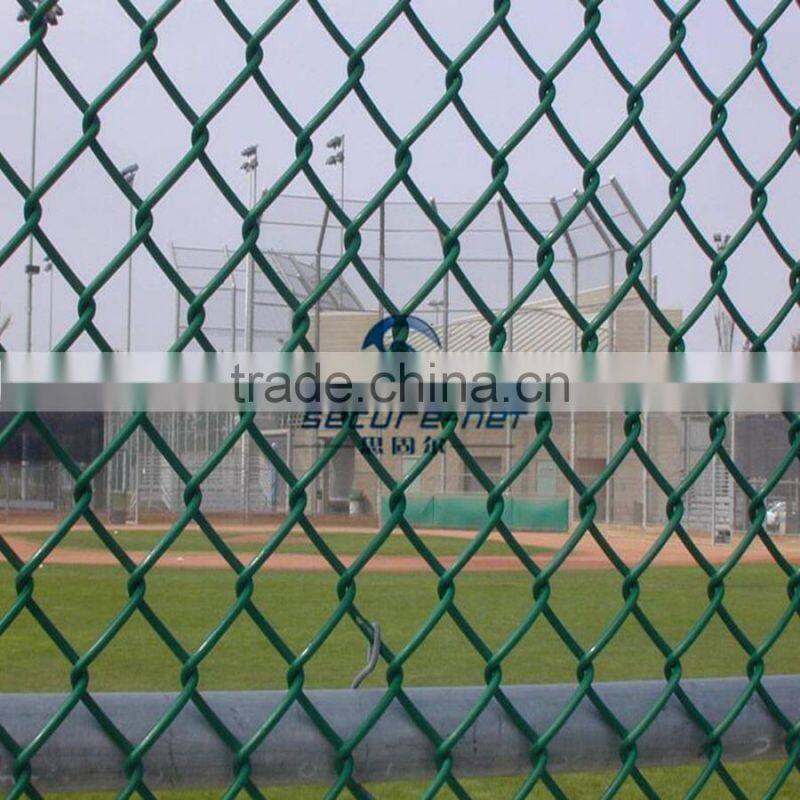 hot dipped galvanized pvc coated chain link fence for sale