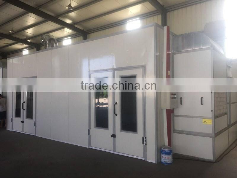 Infrared Bus Painting Room Large-scale Electrical Spray Booth For Sale 14m Length