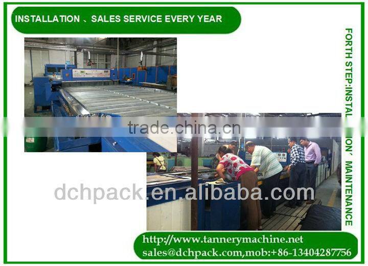 tannery machine leather Italy quality china price 20m Automatic stretching dry machine
