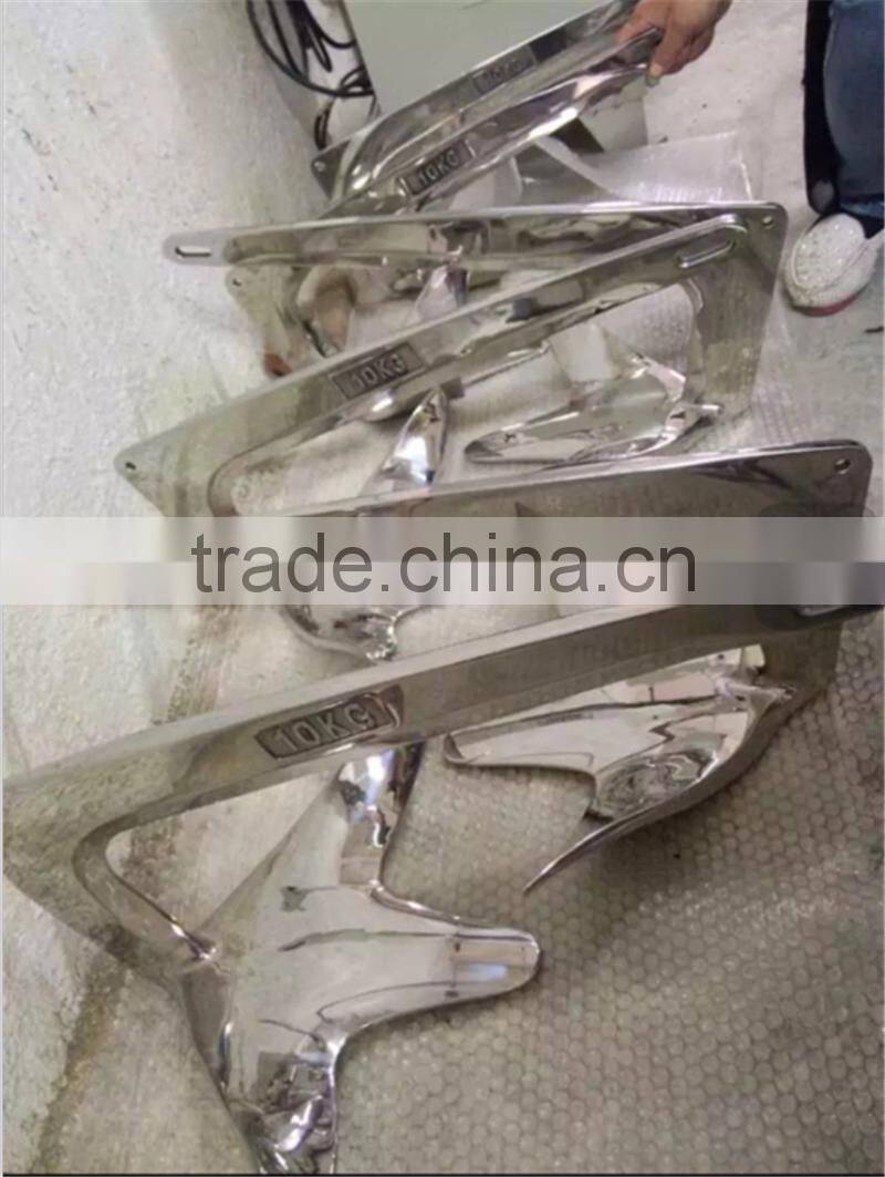 Stainless steel investment casting A Bruce anchor