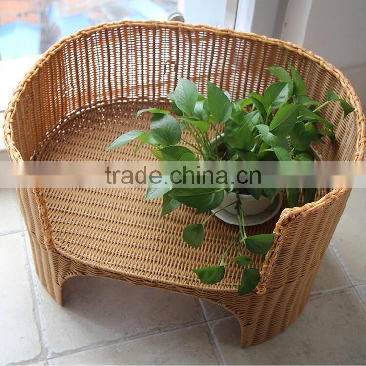 S&D supplaier plastic hand woven pet house/dog bed