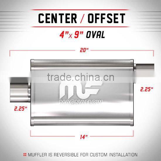 100% stainless steel exhaust muffler