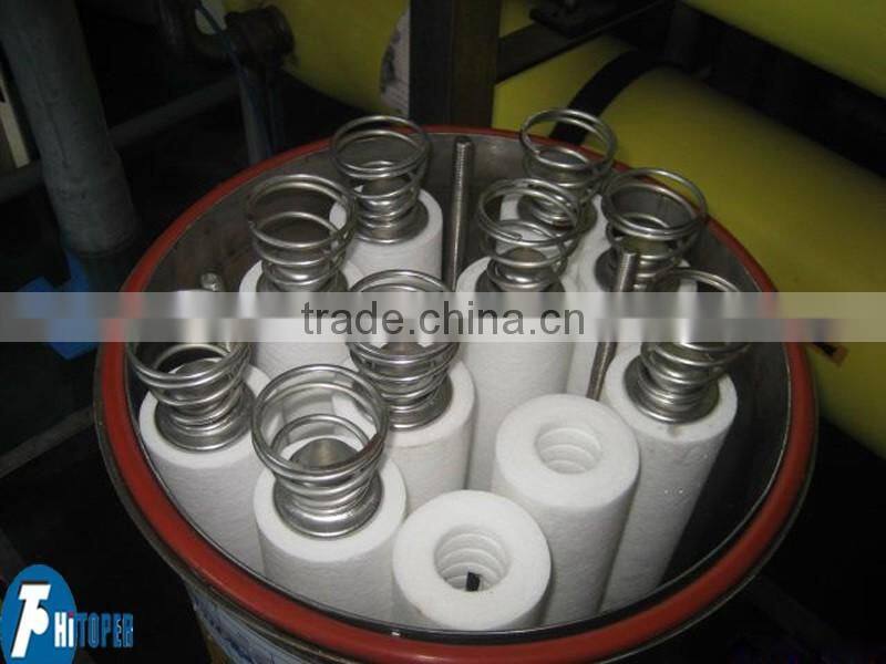 stainless steel cartridge filter housing of industrial filter cartridges for sale