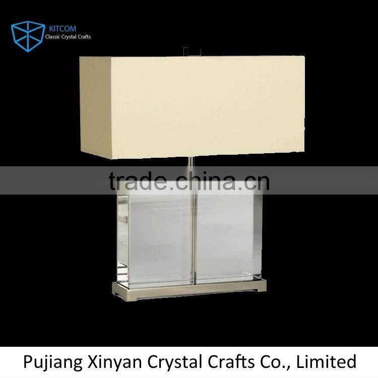 Crystal table lamp for hotel decoration