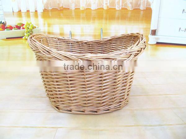 practical and durable bicycle basket wicker