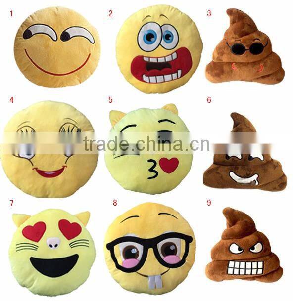 2017 New Product Plush Whatsapp Emoji Pillow