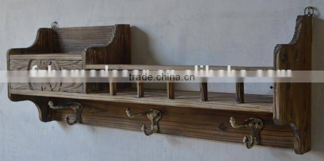 Top seller Antique wooden wall shelf /decorative wall shelf